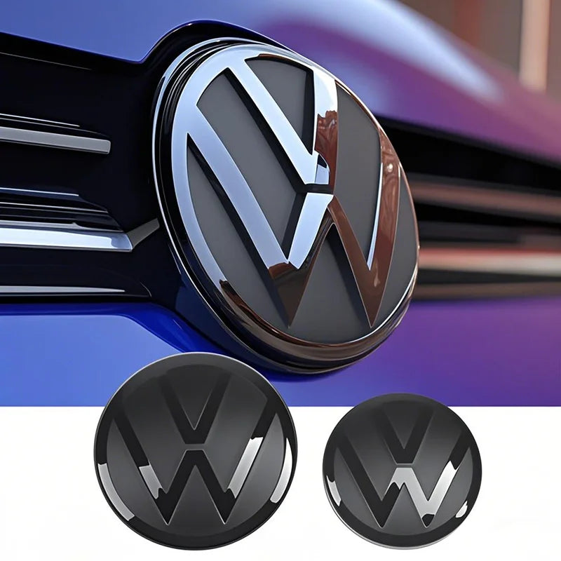 Not Affect ACC VW Car Front Grill Rear Trunk Emblem Lid Sticker For VW GTI Polo Golf MK6 Passat B6 Tiguan CC T-ROC Arteon Jetta