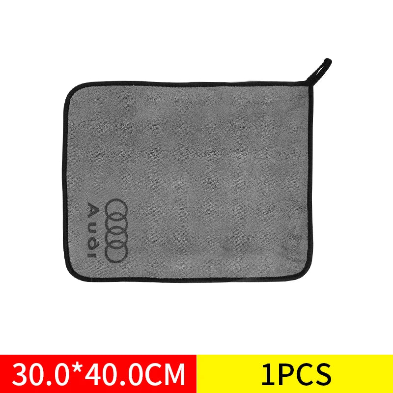 Car Wash Microfiber Towel Auto Cleaning Drying Cloth For Audi Sline A1 A3 A4 A5 A6 A7 A8 Q2 Q3 Q5 Q7 Q8 S1 S3 RS5 TT Accessories