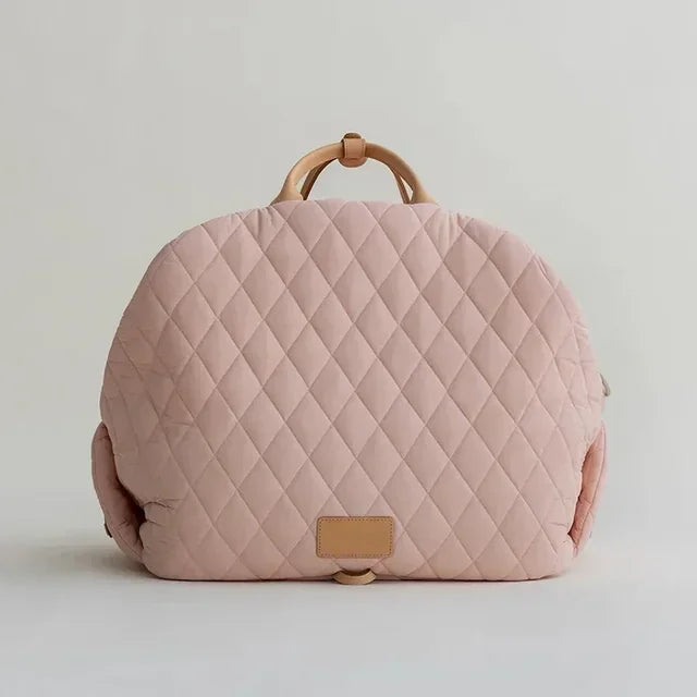 Portable Washable Dog Carrier Handbag Luxury Car Seat Pet Travel Bed Small Dog Cat Puppy Carrier Tote Safety Pet Booster Pet Bag