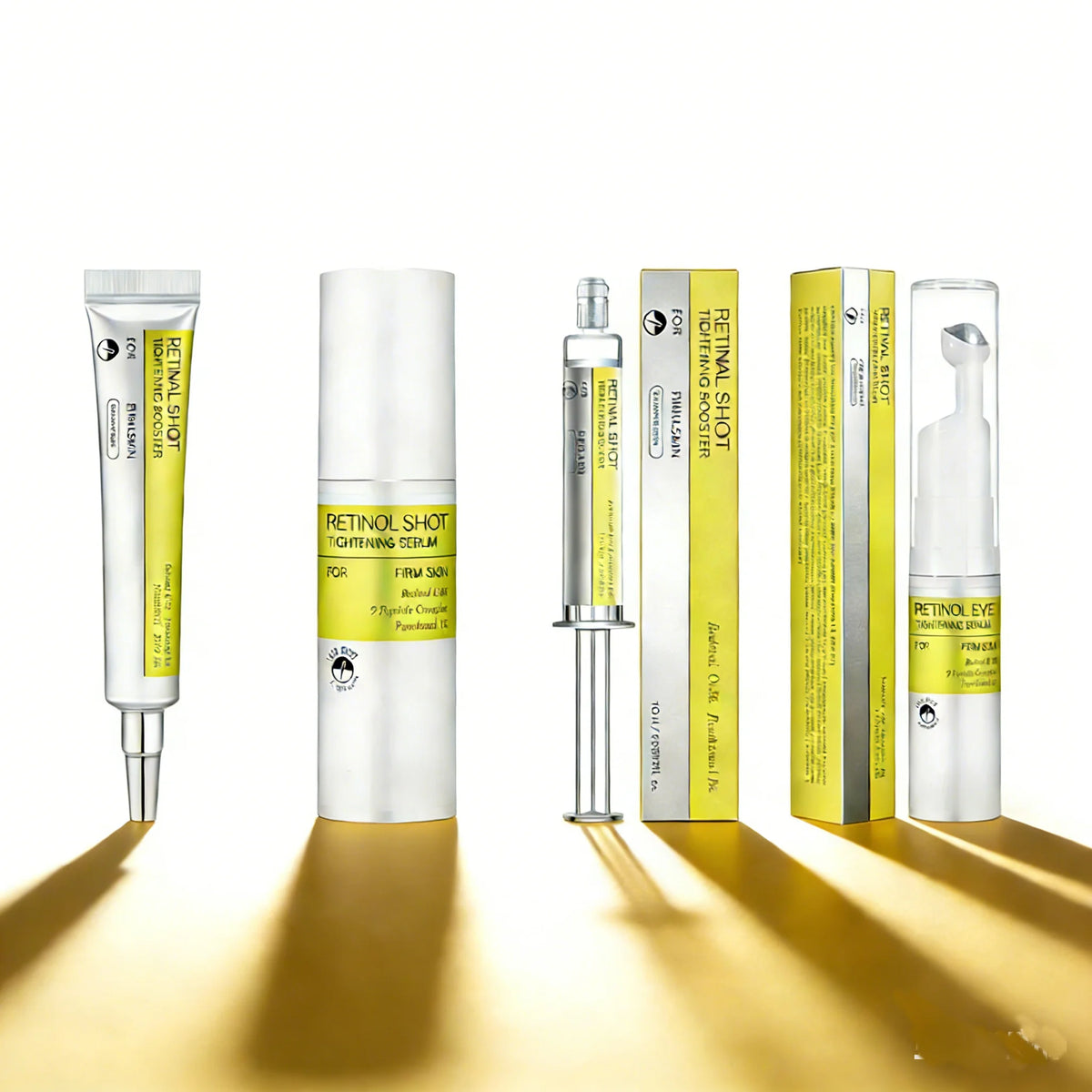 Korean Retinol Shot Tightening Face Serum Wrinkle Reduction Lifting Firming Diminishes Fine Lines Shrinks Pores Moisturizing