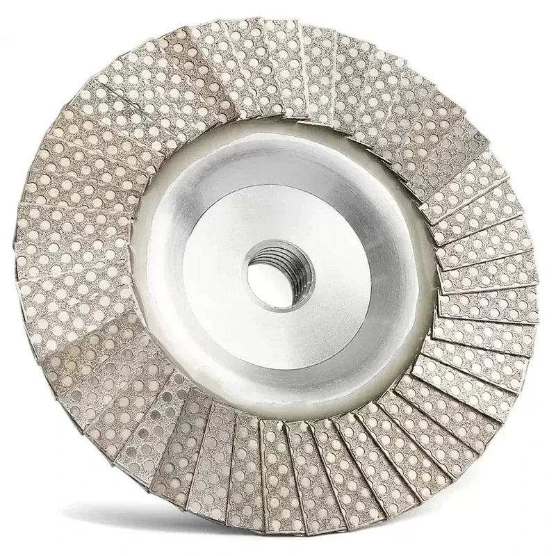 4" 100mm Diamond Flap Disc Electroplated Grinding Wheel For Polishing Marble Granite Stone Abrasive Tool For Ceramic Tile