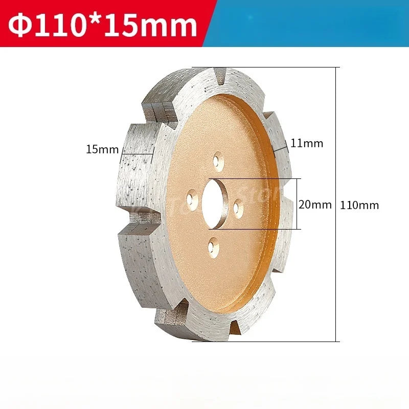 3-15MM Thickeness Diamond Saw Blade 90/110/150/180/200/230MM Carving Blade Stone Wall Slot Concrete Tile Metal Cutting Blade