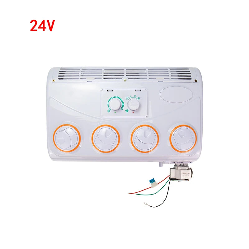 Universal Wall-mounted Refrigeration Air Conditioner Evaporator Assembly Cooling 12V 24V A/C for Bus Heavy Duty Truck Camper