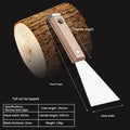 Stainless Steel Painter Scraper Cleaning Shovel Hammerhead Nail Drywall Hand Tool for Joint Taping Finishing Patching on Drywall