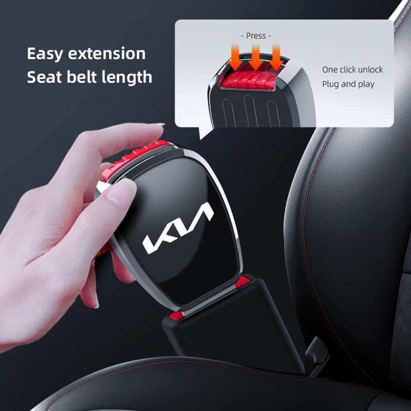 Car Seat Belt Clip Extension Plug Car Safety Seat Lock Buckle For Kia Sportage Morning Ceed Picanto Rio ProCeed KN