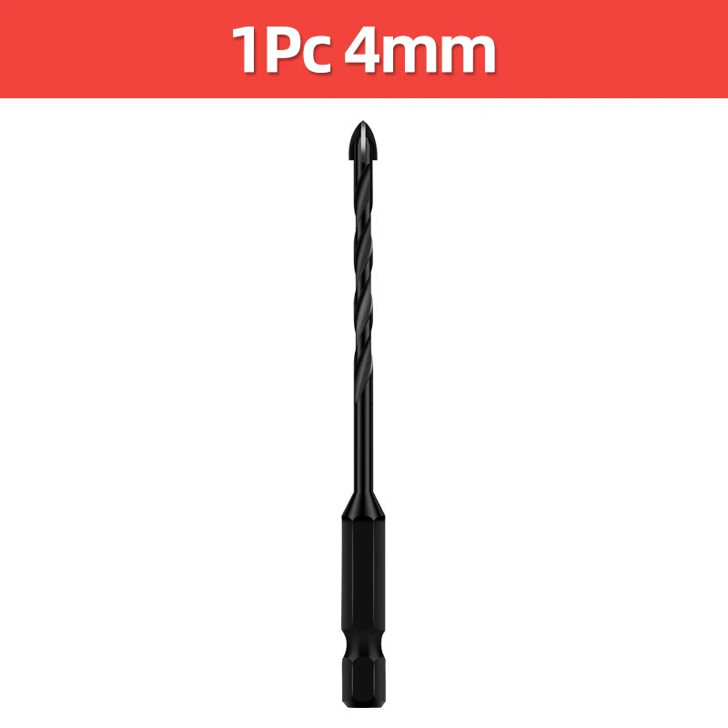 TOOLEYE Cross Hex Drill Bit Set