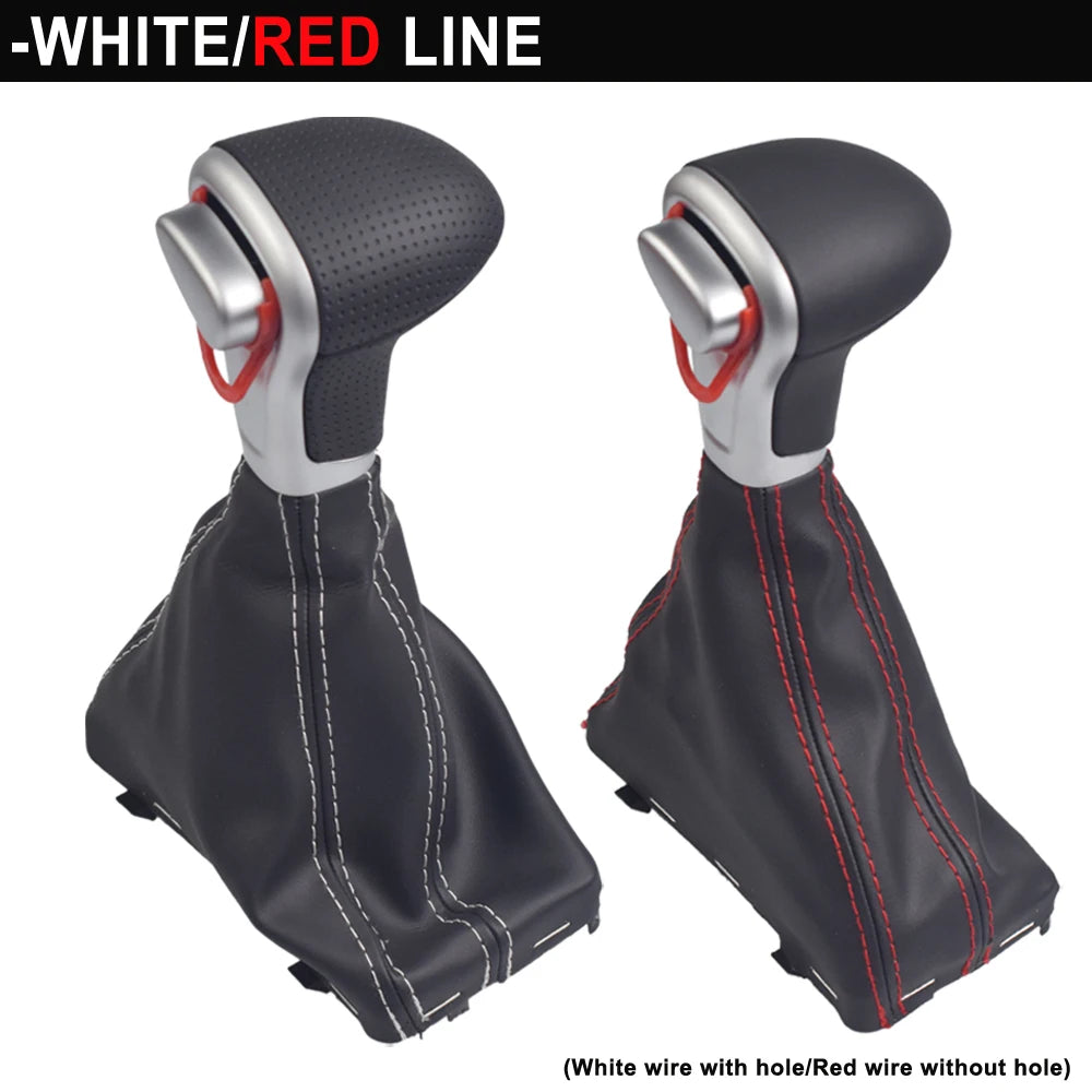 Carbon Fiber/Wood Automatic Gear Shift Knob For Audi A4 B8 2009-up/A5 2008-up/Q5 2009-2015/A6 C6 2006-2011/A6L C7 2012-2018