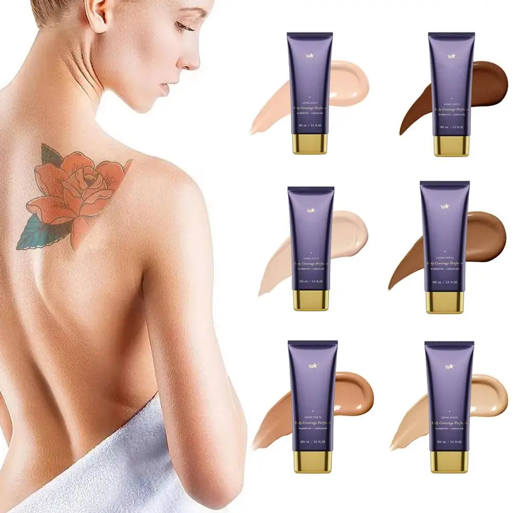 Beauty Body Coverage Perfector–Waterproof Leg & Body Makeup-Concealer For Scars, Spots, Veins, Tattoos and More Blend Cosmetics