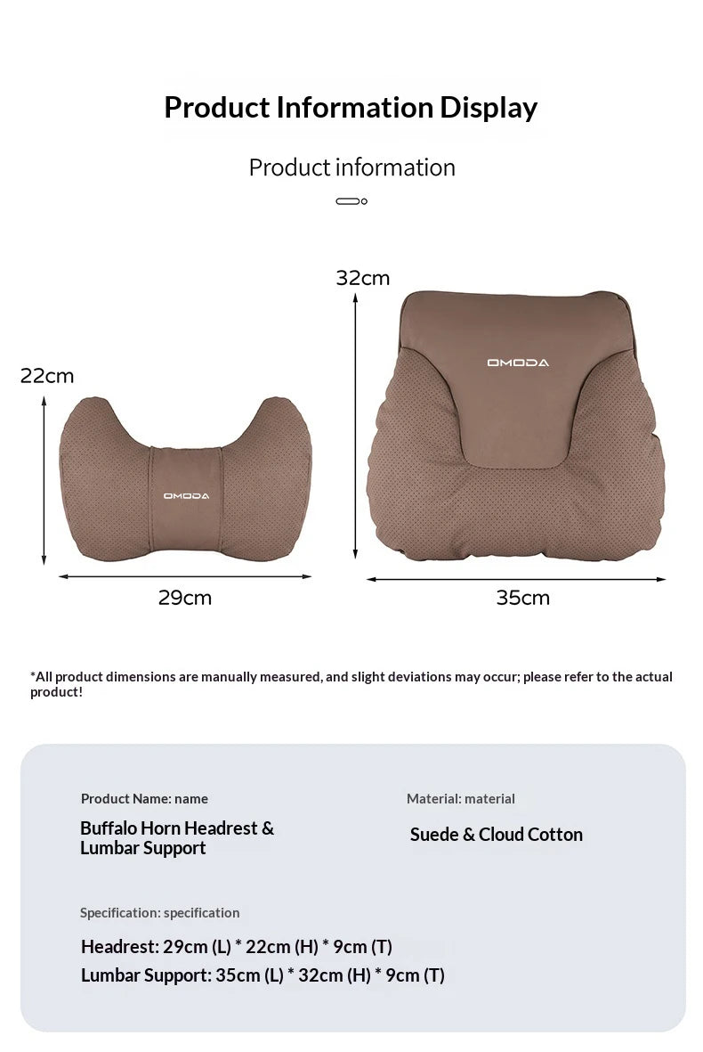 NEW For Chery OMODA 5 C5 OMODA E5 FX GT 2025 Car Headrest Neck Support Seat Lumbar Cushion Neck Pillow Car interior Accessories
