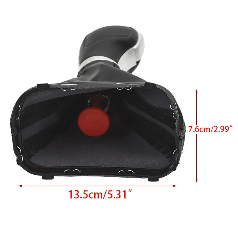 Automatic Gear Shift Knob Stick Lever Shifter Leather Dust Cover For VW Tiguan 5N 2012-2015 Golf 6 jetta MK6 EOS GOLF PASSAT