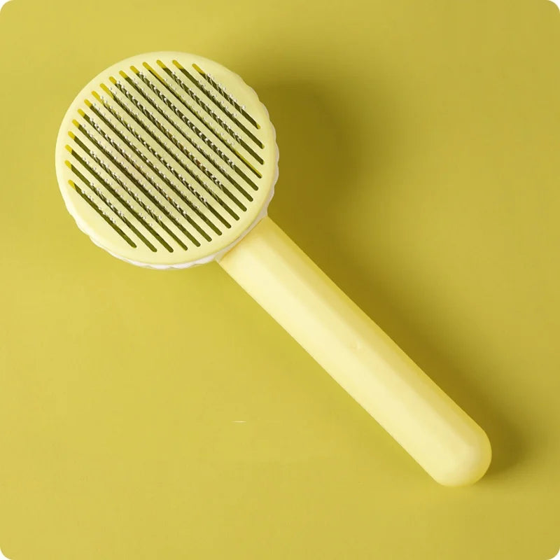 Dog Comb Pet Hair Removal Brush Cats and Dogs Special Comb Beauty Massage Self-cleaning Needle Comb Pet Supplies