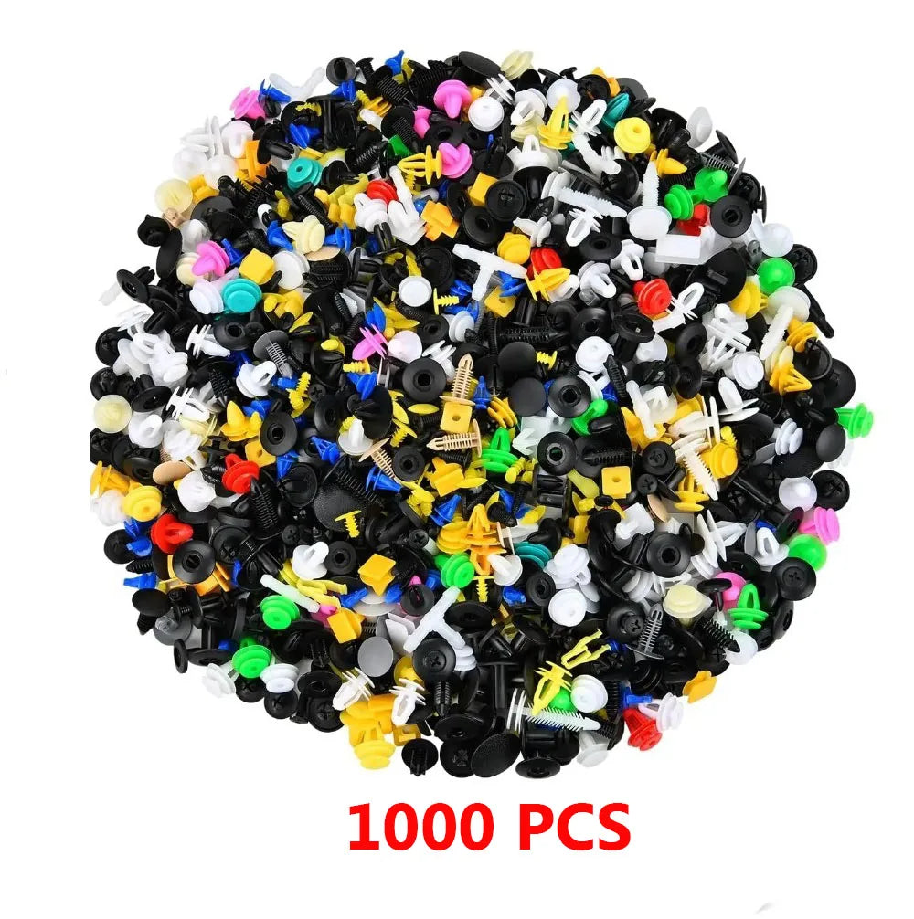 1000Pcs Mixed Car Clips