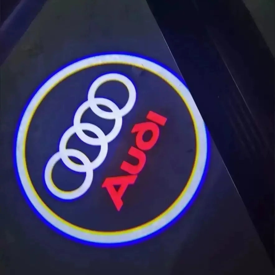 2/4Pcs LED HD Car Door Logo Projector Lamp for Audi A3 A4 B8 A6 C7 A5 Q5 B7 B6 B9 Sline Qattro RS Q3 Q7 S3 S4 S5 S6 S8