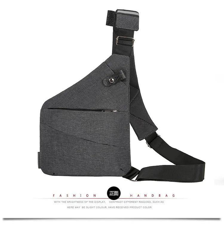 Travel Personal Anti-theft Crossbody Bag Sports Running Invisible Wallet Leisure Multi-functional Anti-splash Men's Chest Bag