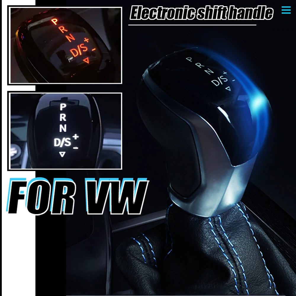 Automatic DSG Gear Shift Knob For VW Golf Mk6 Mk7 Passat B7 B8 Tiguan MK2 Touareg CC LED interior Synchronize electronic display