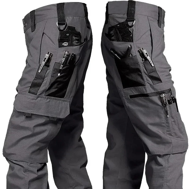 New Tactical Work Pants Men Outdoor Cargo Trousers Multi-pocket Waterproof Pant Autumn Spring Outdoor Workwear Hiking Trousers