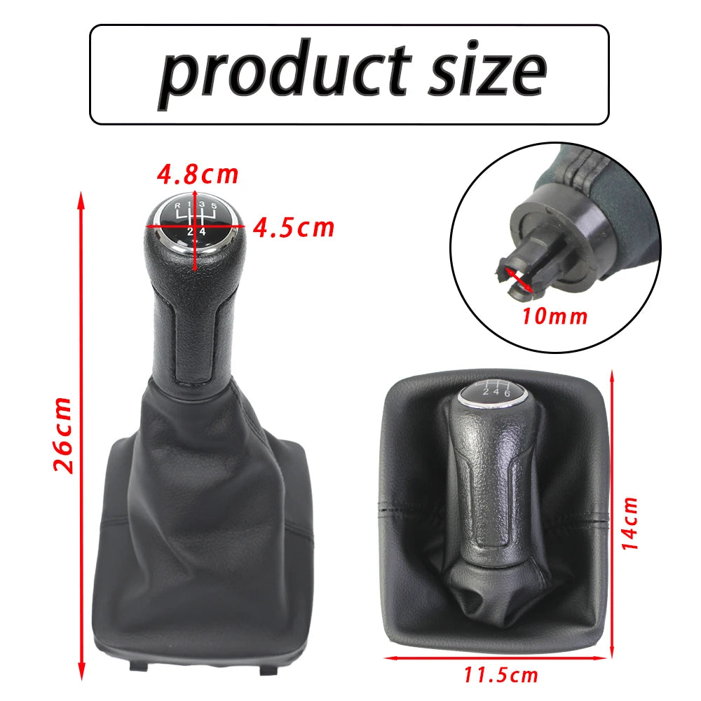 New product Hot sales Manual Shift Knob For Volkswagen VW Polo 9N 9N2 (2002 2003 2004 2005 2006 2007 2008 2009) Car  Accessories