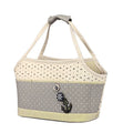 Luxury Designer Pet Carrier Navy style Dog Carry Bag for Small Breeds Stylish Cat Chihuahua French Bulldog Pomeranian Accessory