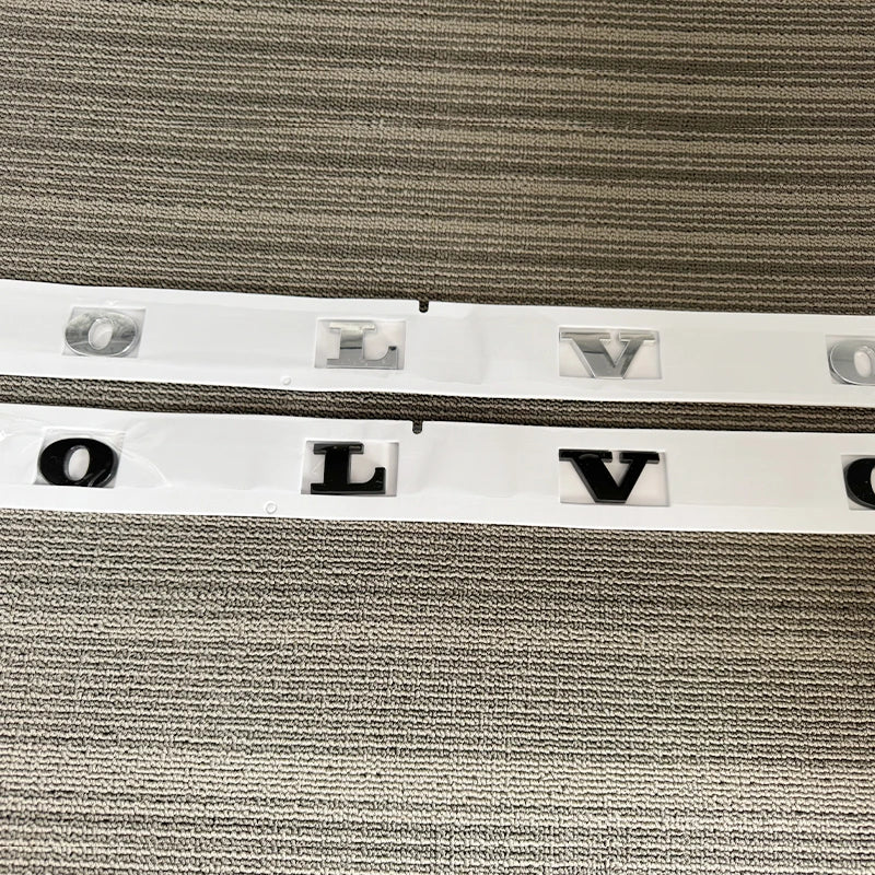 Volvo Car Letter Badge Auto Trunk Metal Stickers For Volvo Xc60 Xc90 V40 V60 S60 V50 V90 S80 C40 XC40 V70 XC70 C30 C70 Rdesign