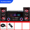 4 Inch Desktop Computer TV Bluetooth Speaker 2.1 Karaoke Home Computer Speaker Home KTV Music Center System Audio Set