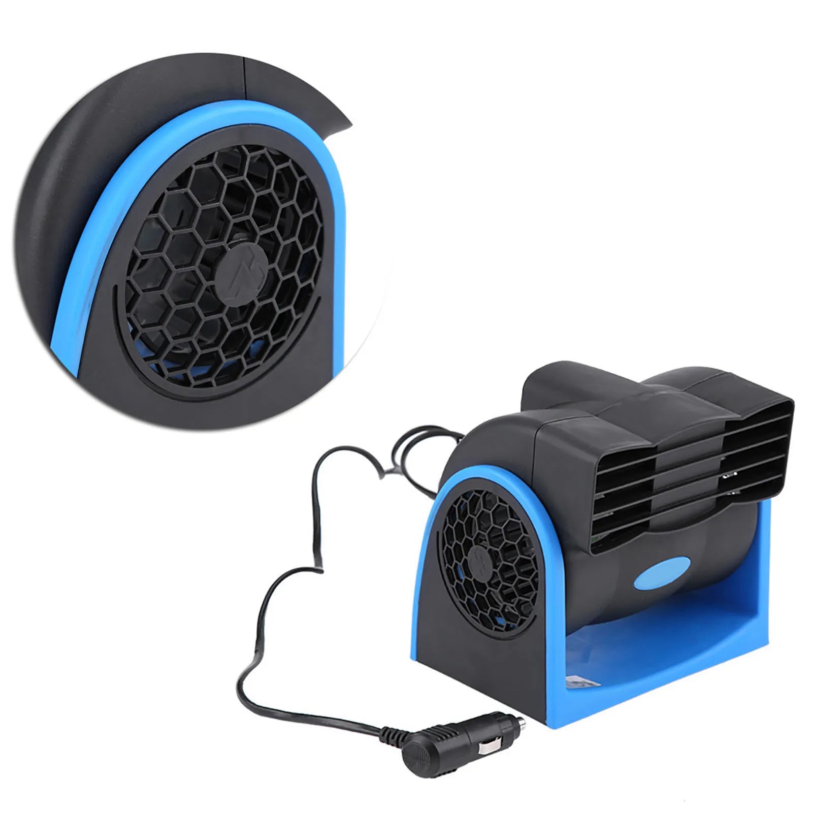 Auto Car Vehicle 12V Electric Fan Mini Adjustable Speed Silent Air Fan Car Air Fan Car Fan Electric Fan Car Silent Air Fan