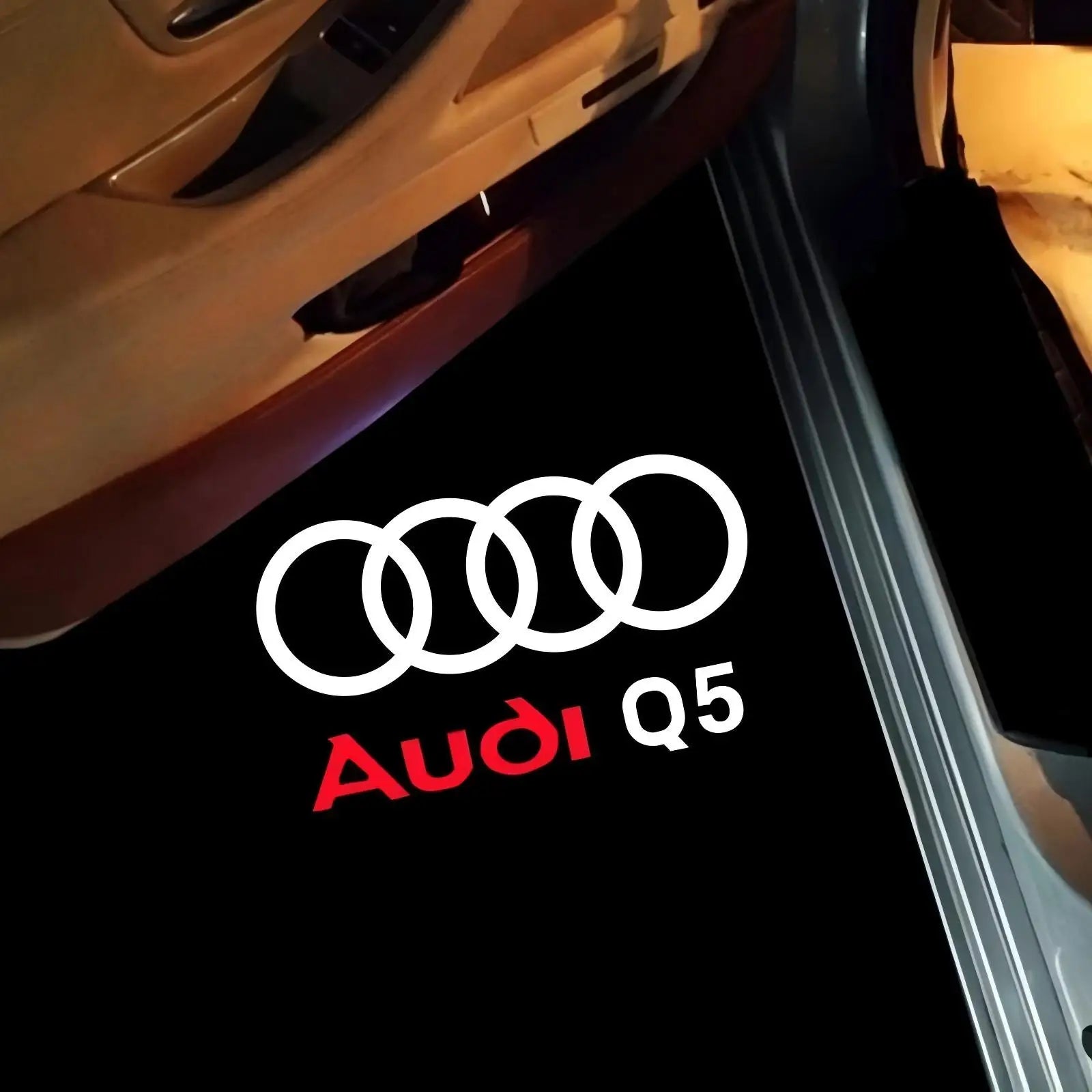 HD Car Door Welcome Light Led Projector Lamp For Audi A3 A4 B8 8P 8V A6 C7 A5 Q5 B7 B6 B9 SLINE QUTTRO RS SQ5 Q3 Q7 S3 S4 S5 Q5