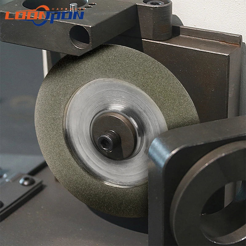 Loonpon Diamond Grinding Wheel Disc 78mm 3inch Diamond Wheel for Sharpening Tungsten Steel Milling Cutter Tool Grinder