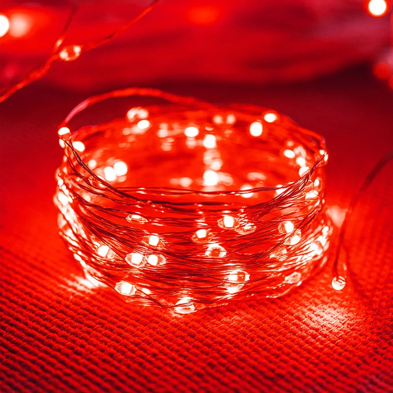 LED String Light 1/2/3/5/10M Waterproof String Lights Holiday Decoration  Fairy Lights Outdoor Garden Christmas String Lights