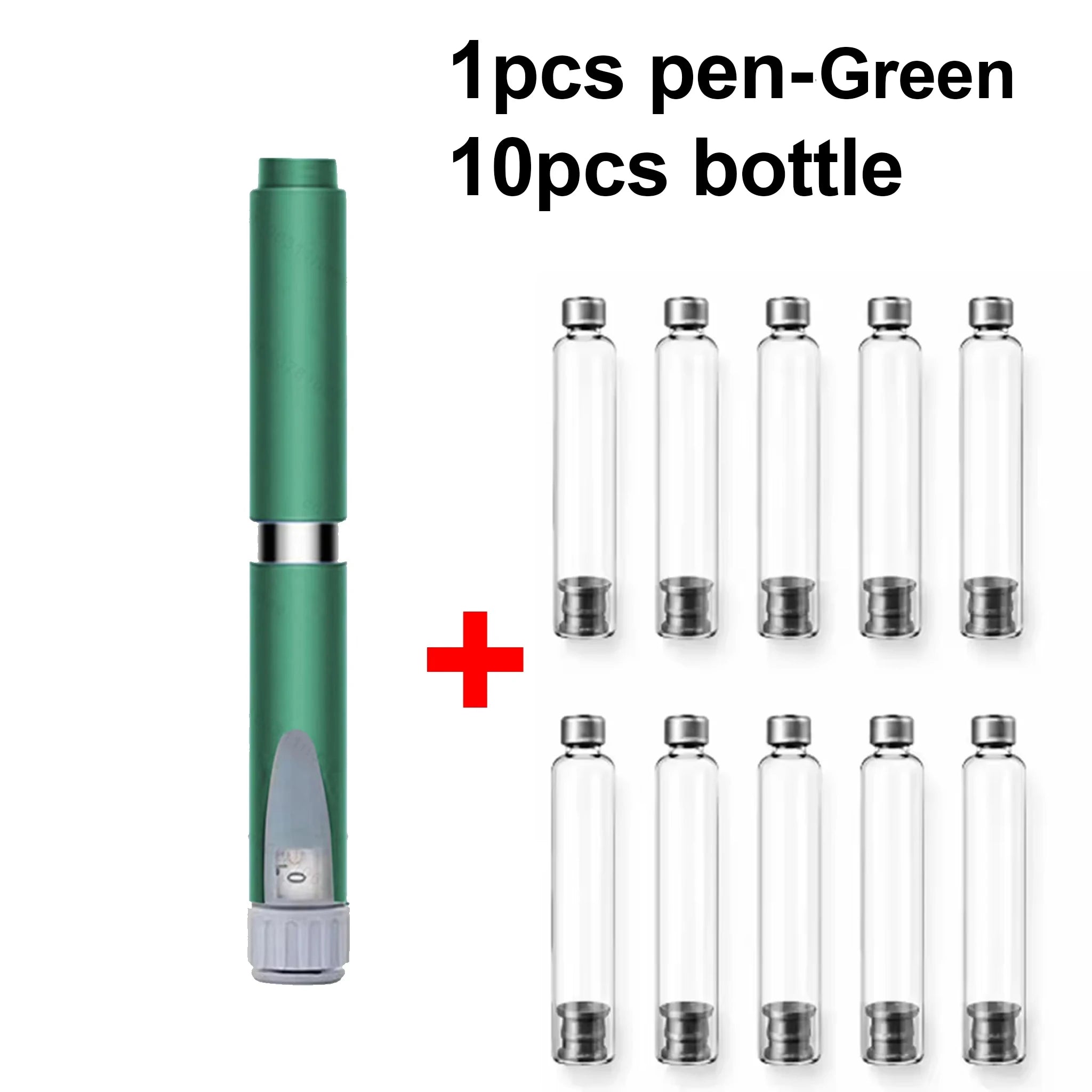 Reusable Pen Injector,Cartridges Set Portable Insulin Injection Pens Peptide Pen Dose Control ,Perfect for 3ml Cartridges