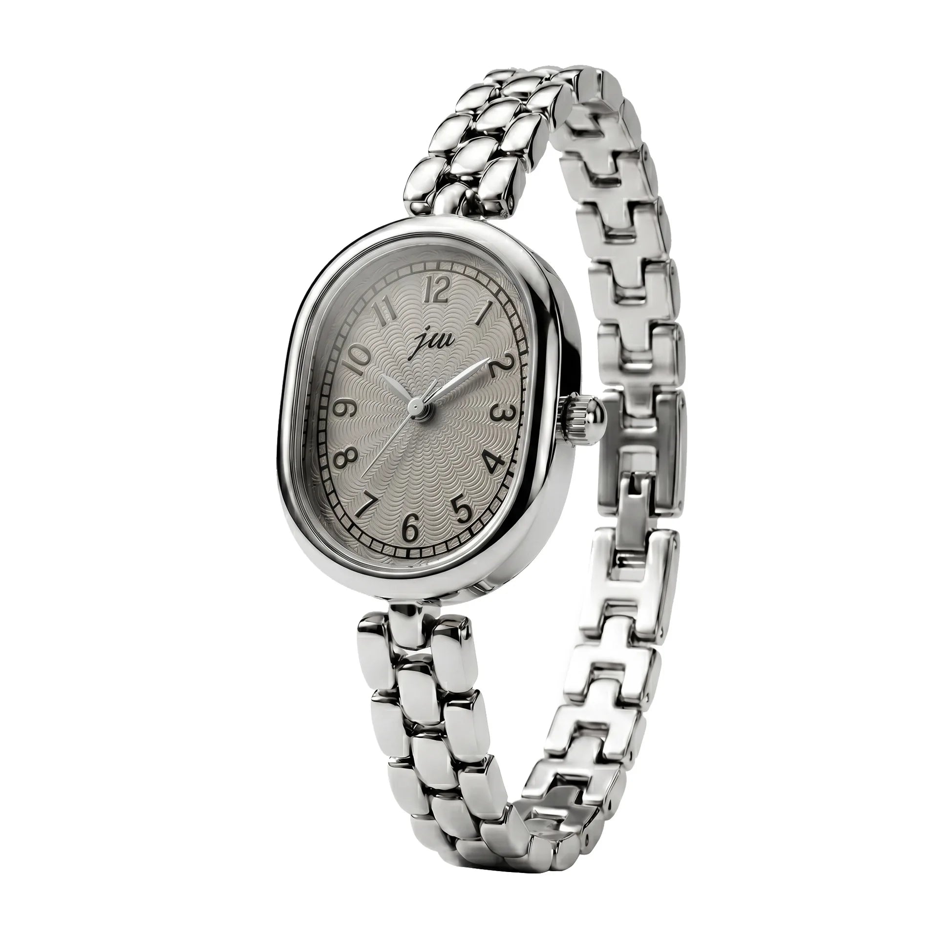 Watch Digital Dial Retro Oval Small Gold Watches Women Chain Strap Simple Female Fashion Light Luxury Quartz Clock Wristwatches