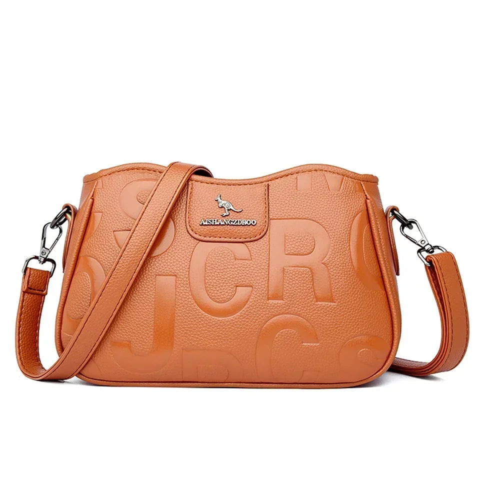 Fashion Crossbody Bags for Women Designer Ladies Purses and Handbags High-quality Soft Leather Women Shoulder Messenger Bags Sac