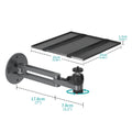 Support de projecteur Support mural robuste en alliage d'aluminium pour articles universels à trou de vis 1/4 pouce XGIMI TD Capacité de charge de 10 kg