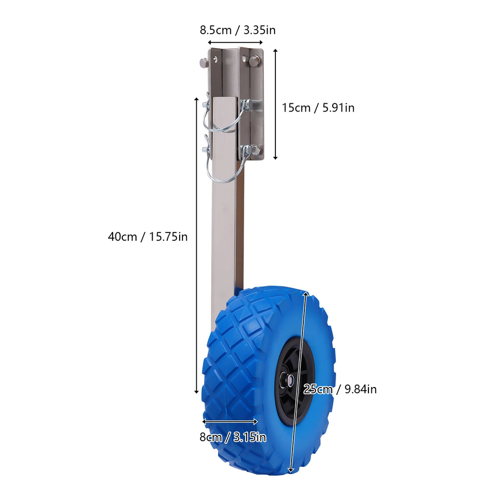 Portable Lightweight Dinghy Cart with 9.84'' Wheels,330lbs Load Capacity,Universal for Fishing Boat,Inflatable Watercraft,SUP