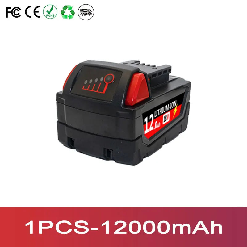 9000mAh/12000mAh M18 Li-Ion Battery