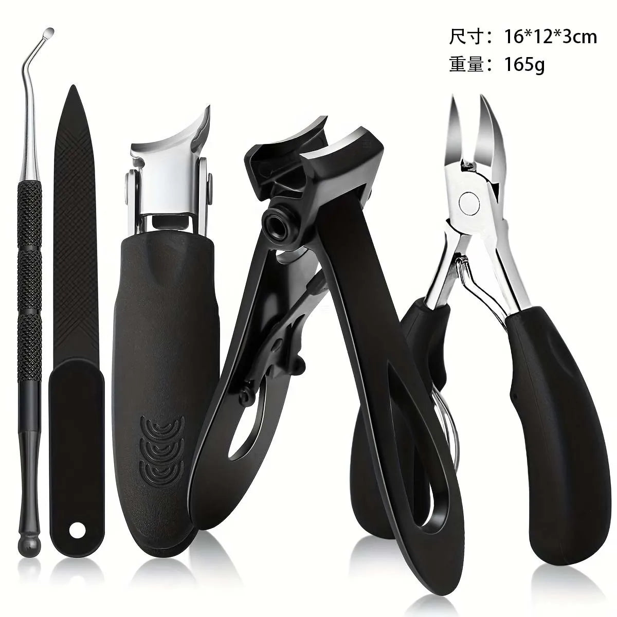 Foot Care Tool Set, Anti-Splash Nail Clipper & Pumice Stone, Dead Skin Callus Remover Pedicure Scraper For Household Foot Beauty