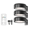 1/2/3Pcs Wall Mounted Magnetic LED Light Rechargeable Dimmable Wireless Picture Light with Control Remote Adjustable Timer