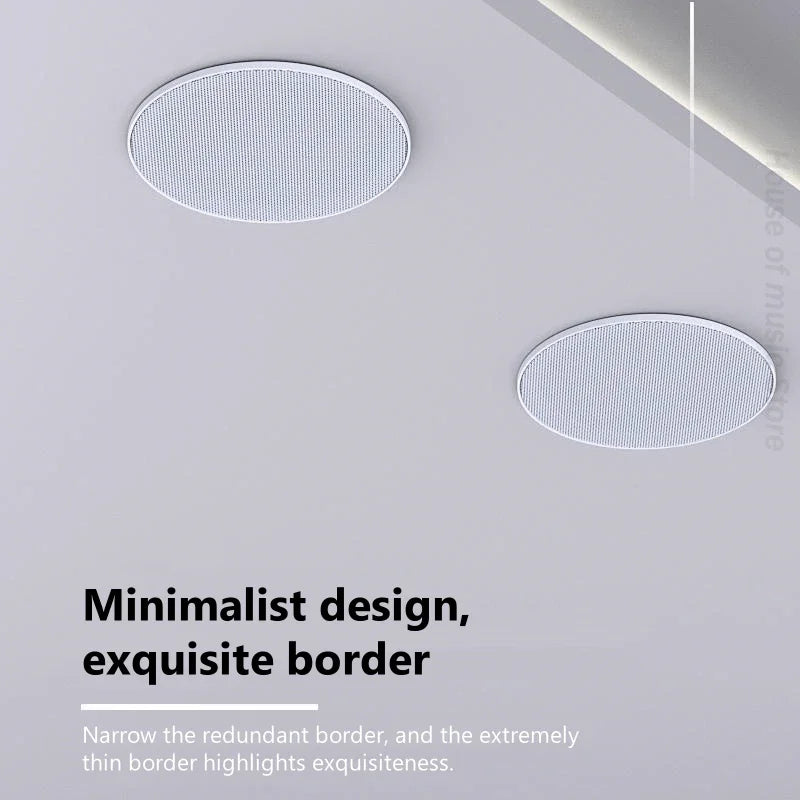 Haut-parleurs de plafond home cinéma haute qualité 30W haute puissance, connexion Bluetooth sans fil, sans câblage, avec télécommande