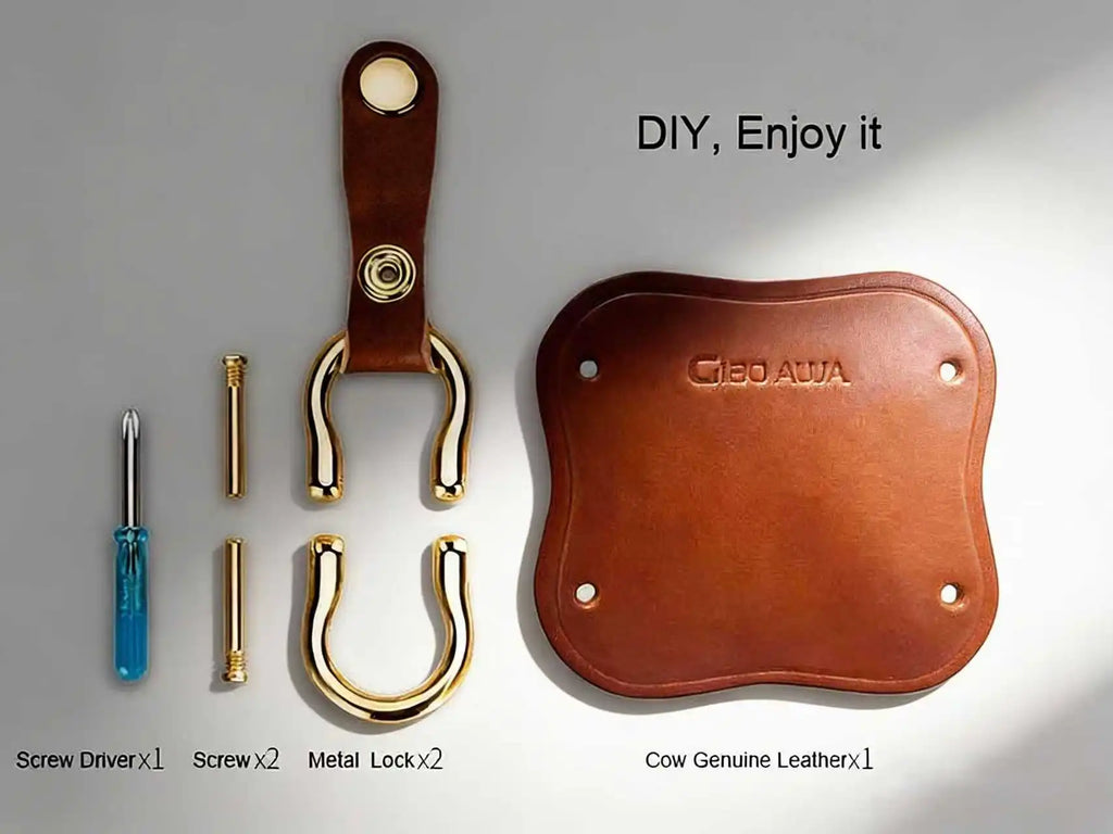 Brand New 100% Genuine Leather Smart Key Organizer Holder Key Chain Key Wallet Creative Travel Man Woman Gift