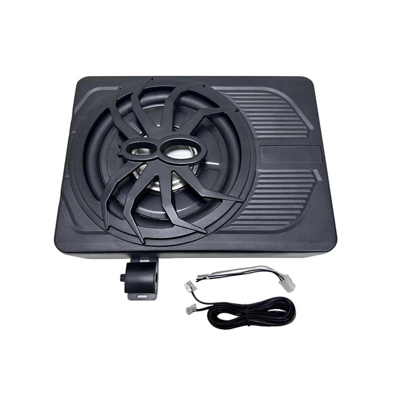 10-inch 600-watt slim under-seat powered car subwoofer, high-power, low-distortion amplifier, excellent heat dissipation.
