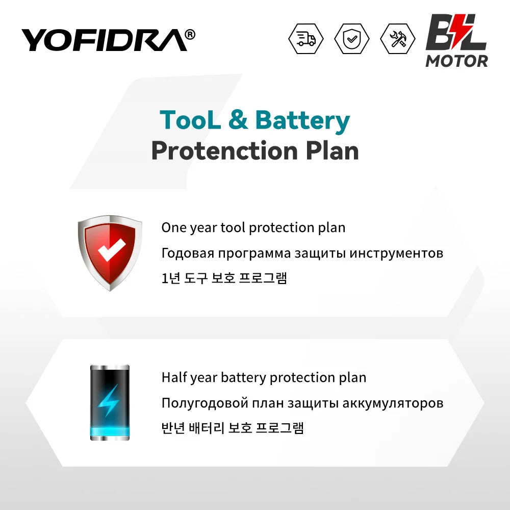 YOFIDRA 60mm AI Gears Control Brushless Electric Pruner Cordless Tree Bonsai Pruning Electric Scissors For Makita 21V Battery