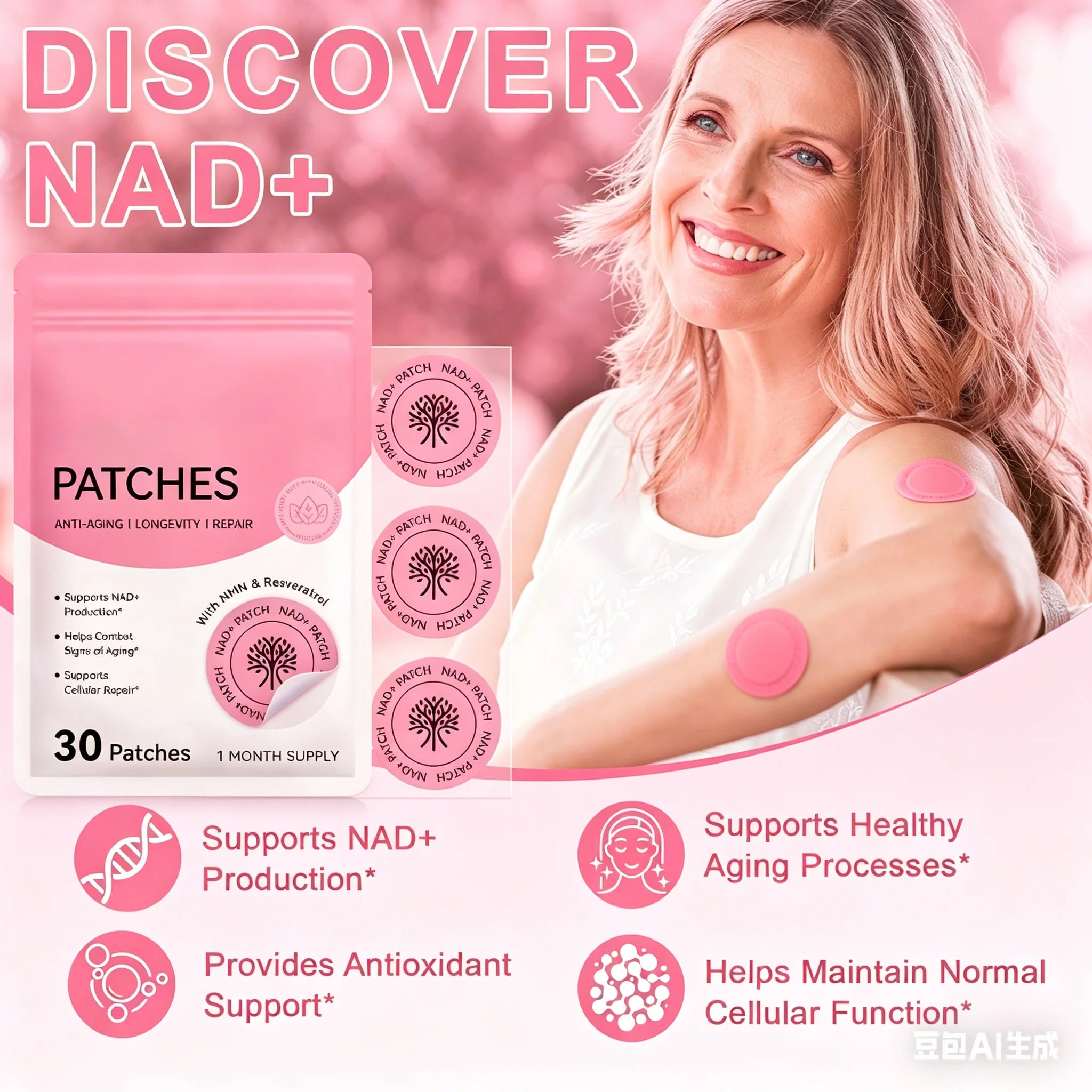 30PCS Weight Management Assistance Patch Easy To Use Body Weight Loss Sticker Body Care Patch.