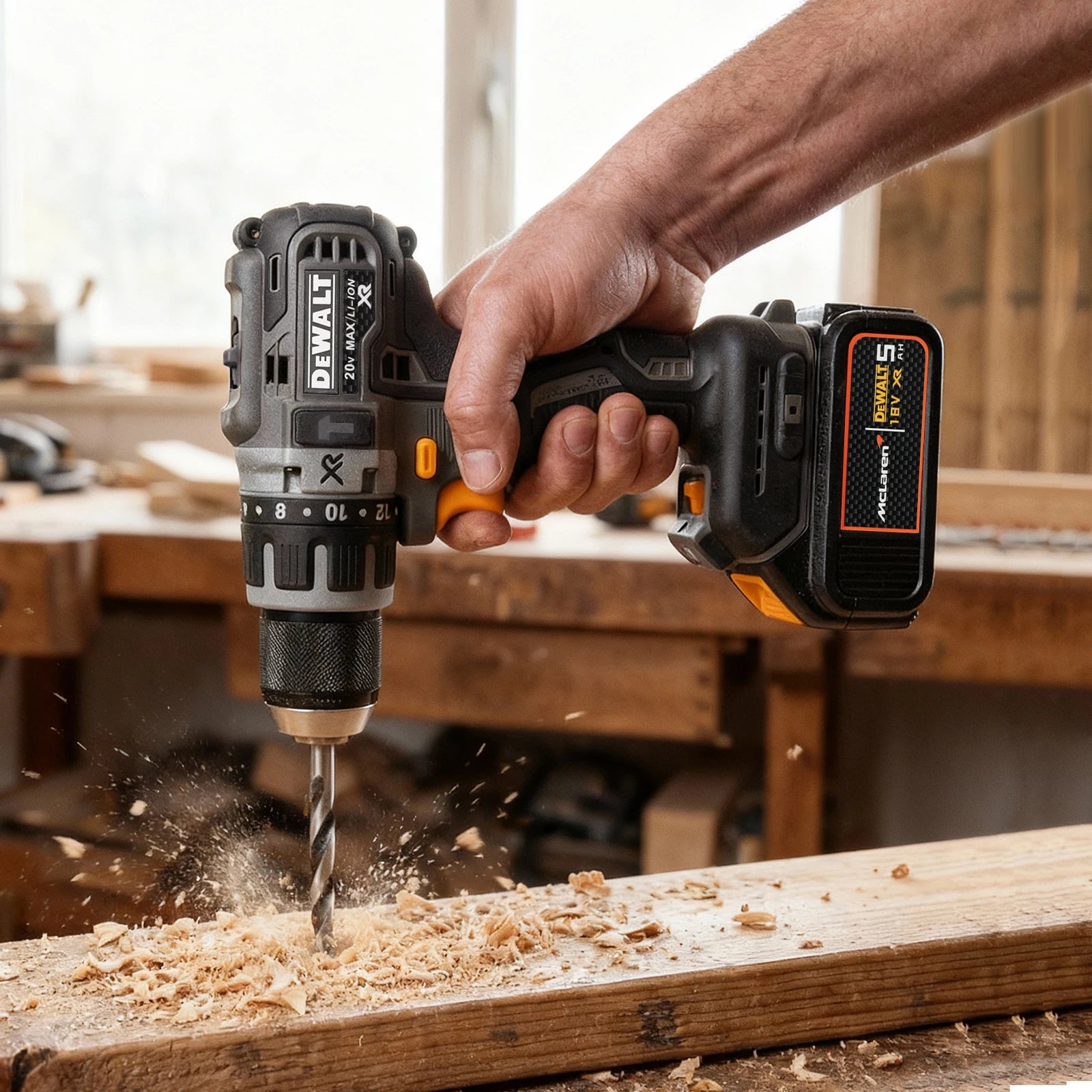 DEWALT DCF85M 20V brushless drill and impact screwdriver | 205 Nm torque 0-3250 rpm 13mm chuck power tool