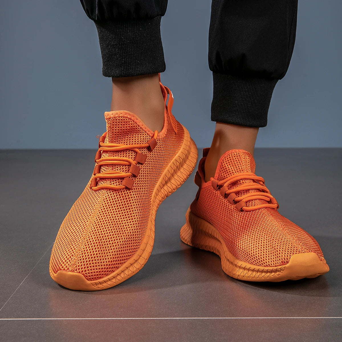 YRZL Mens Running Breathable Lightweight Sneakers Men Casual Sports Shoes Anti Slip Walking Shoes Comfortable Gym Training Shoes