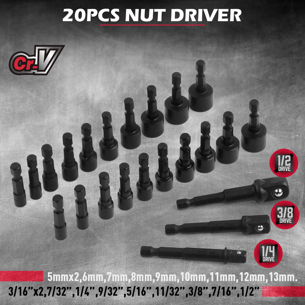 SEDY 232-Piece Ultimate Screwdriver Bit Set, Cr-V Impact Driver Bit Set Includes Security Bits,Nut Driver, Ratchet Wrench