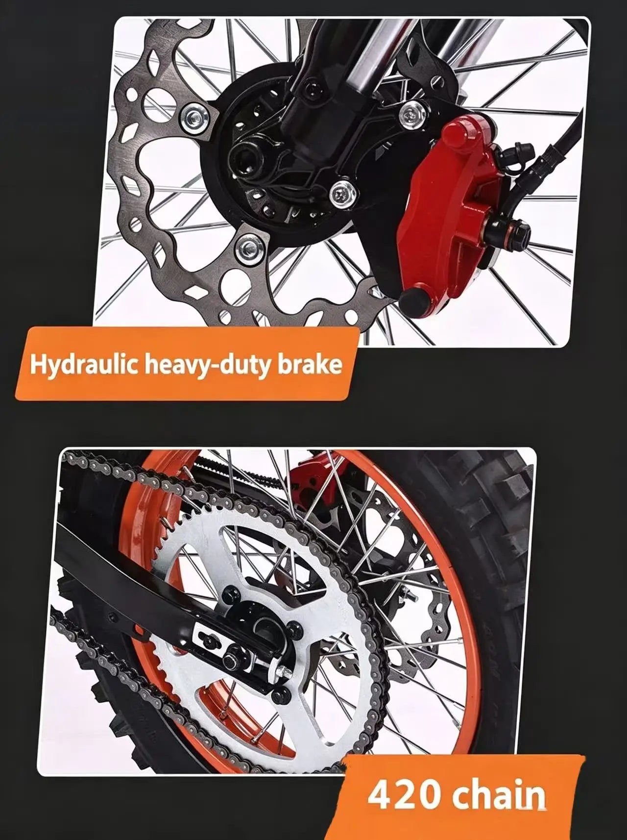 3000W Powerful Electric Dirt Bike Two Wheels Offroad Motorcycle Outdoor Commuter Electric Scooter for Adults