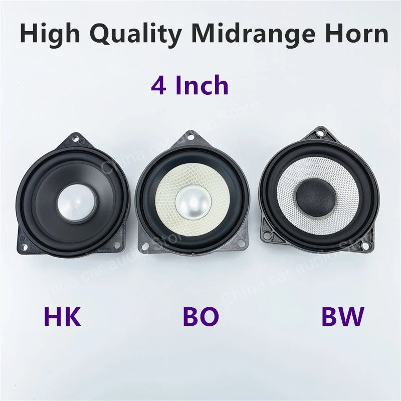 Car Midrange Speaker Tweeter Kit 4 Inch For BMW F10 F11 F15 F16 F20 F22 F23 F25 F26 F30 F32 F34 F47 F48 G20 G30 E60 E90