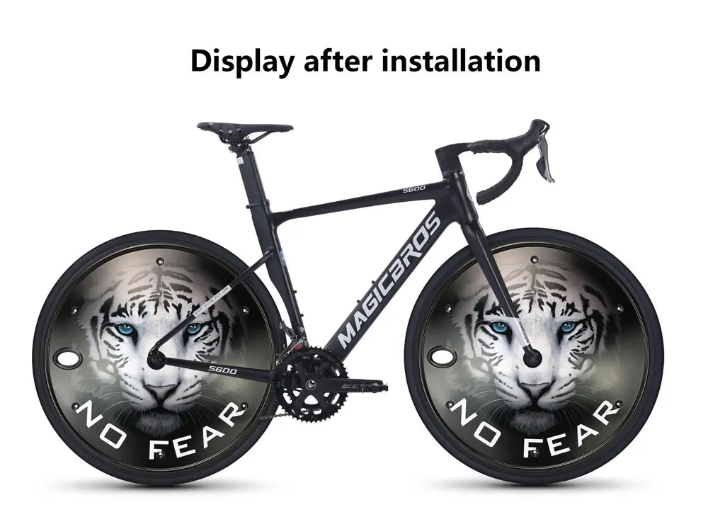 MAGICBROS 700C Wheel Cover Unisex Single Speed Gravel Road Bike 40MM 50MM 60MM 70MM Fixed Gear Bike 700C Closed Wheel Rim Cover
