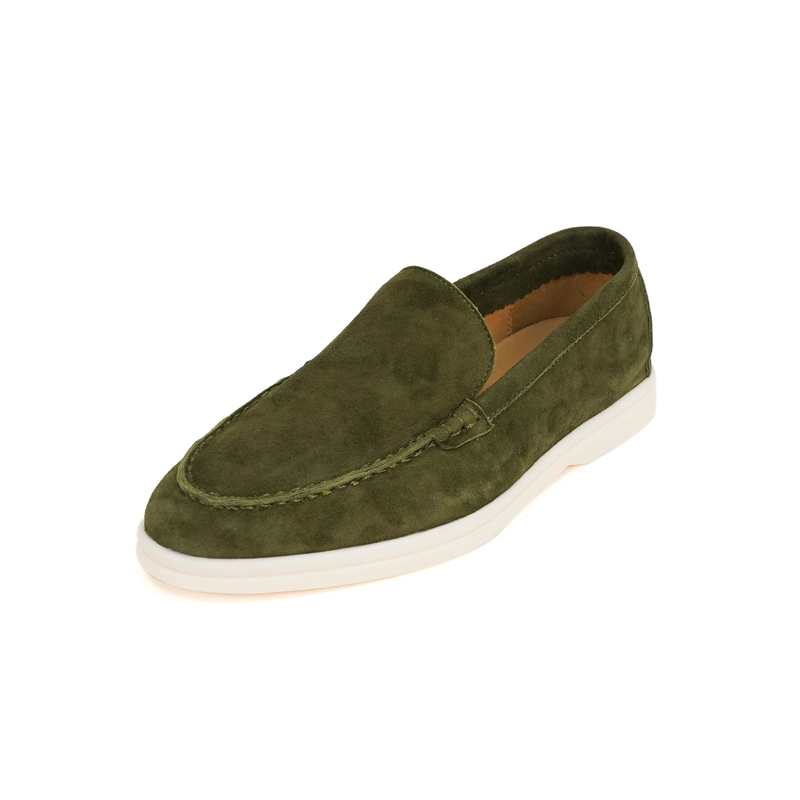 Spring and Autumn Hot Women's Le Fu Shoes Classic Round Head Shallow Mouth Genuine Leather Women's Shoes Retro Daily Shoes