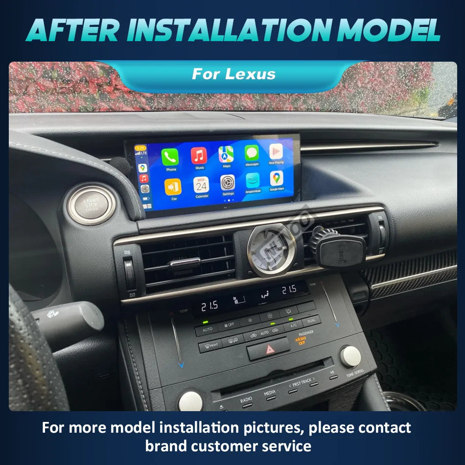 Android 14 Car Radio For Lexus IS RC 200 250 300 350 200t 300h 2013-2019 128GB Multimedia Video Player CarPlay Autoradio 4G