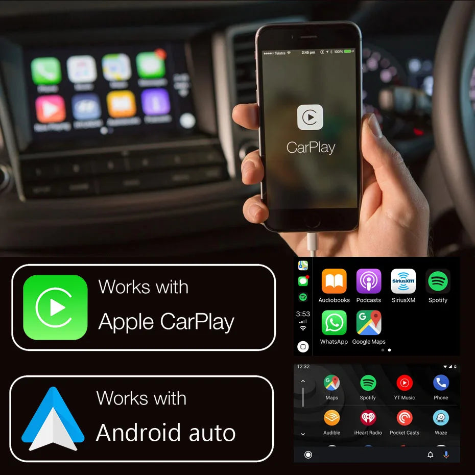 Pour Jeep Cherokee 2016-2021 Résolution 1080*1920 UIS7862 Octa-core 8+128 Go Système de Navigation GPS pour Voiture CarPlay Radio Multimédia Vidéo